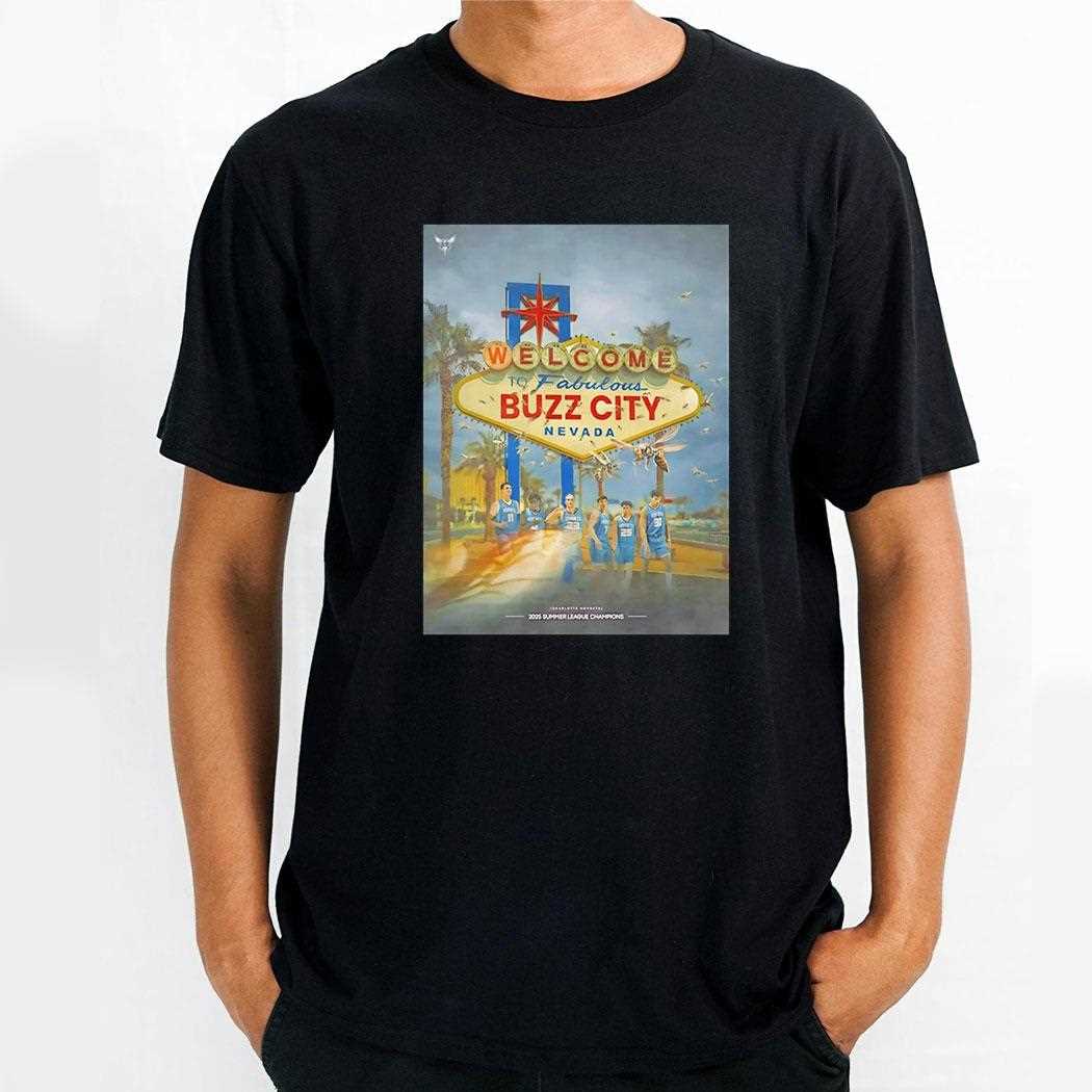 Charlotte Hornets 2025 Summer League Champions Undefeated In Vegas Shirt