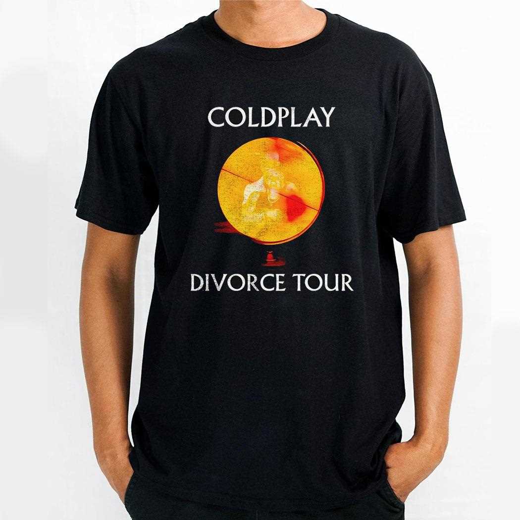 Coldpaly Divorce Tour Shirt