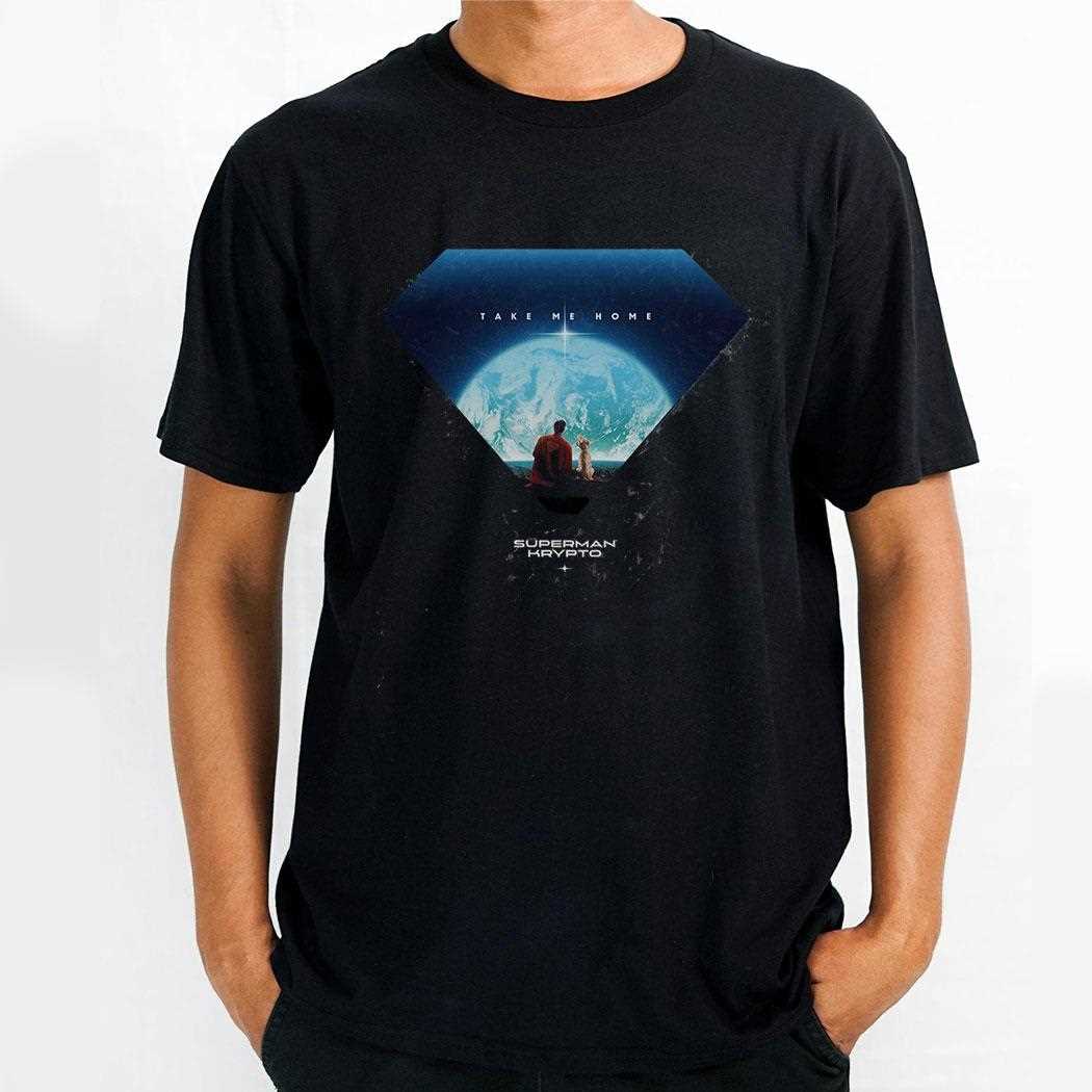 Dc Comics Superman Krypto Take Me Home Mineral Wash T-shirt