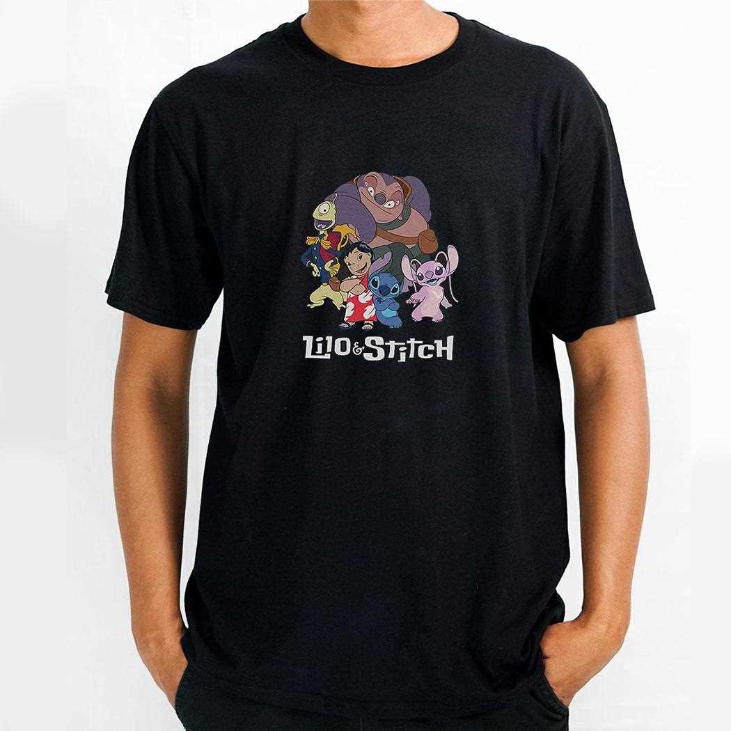 Disney Lilo Stitch Family Photo Shirt