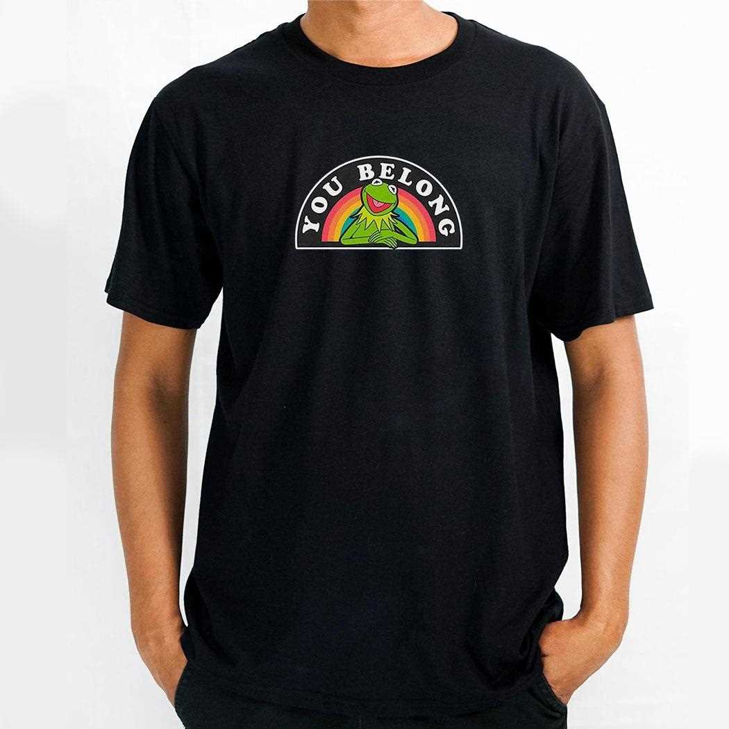 Disney The Muppets Kermit You Belong Shirt