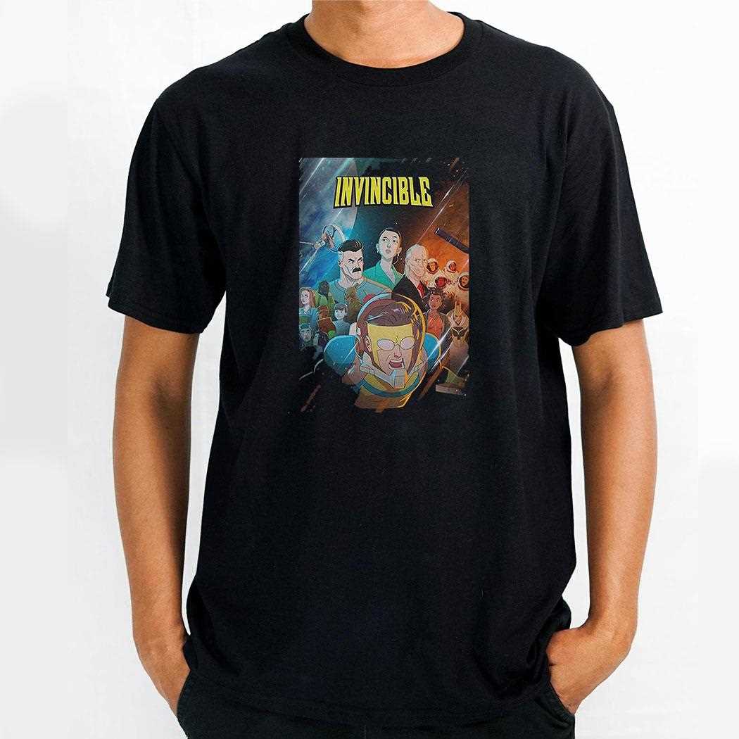 Invincible Comic Series Poster T-shirt