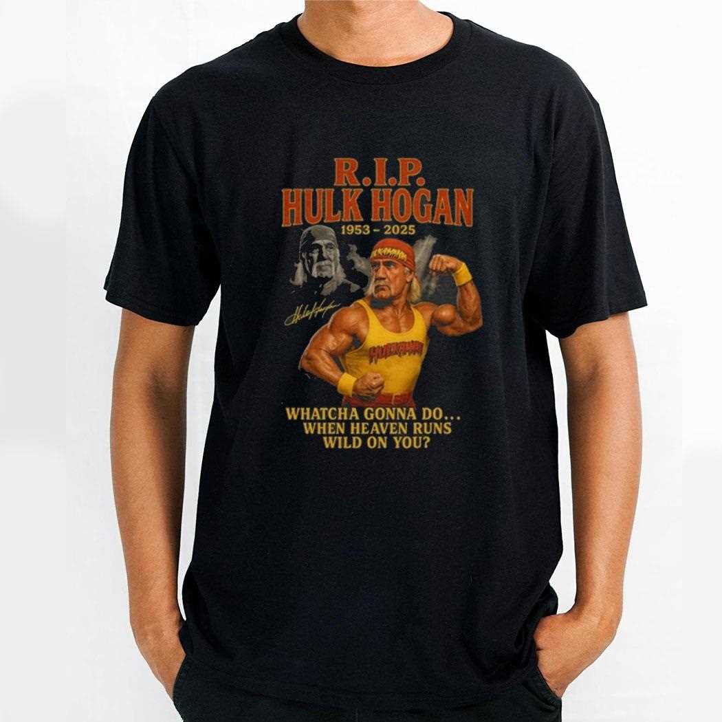 Rip Hulk Hogan Memorial Shirt