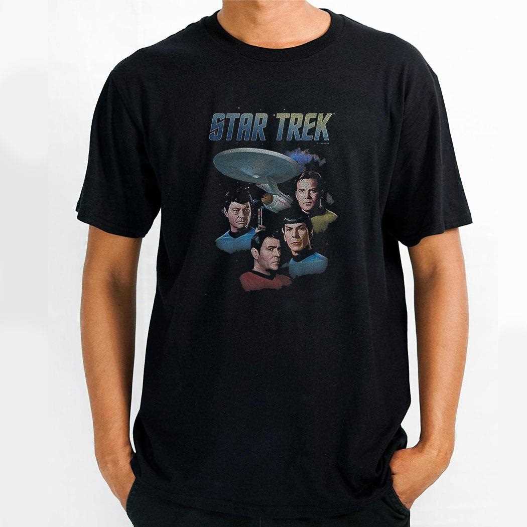 Star Trek Character Heads Collage Shirt Star Trek Character Heads Collage Shirt