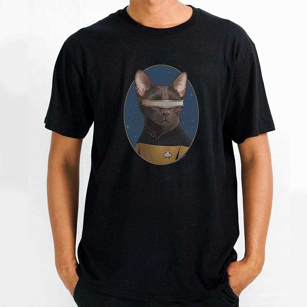 Star Trek Laforge Cat Meme Shirt