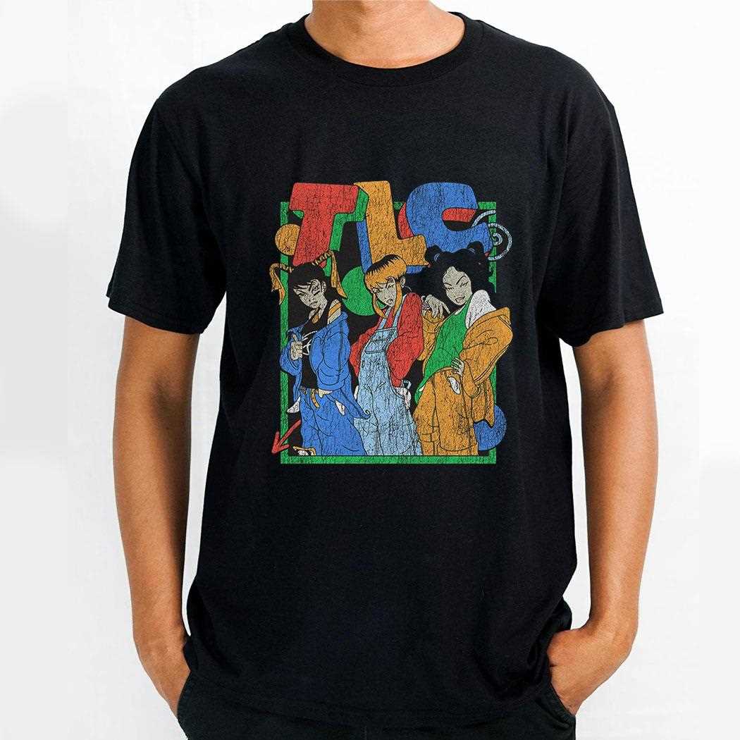 Tlc Cartoon Group Portrait T-shirt