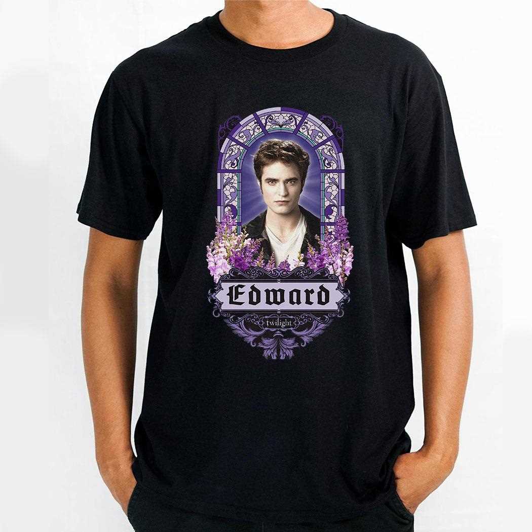 Twilight Edward Stained Glass Portrait Shirt