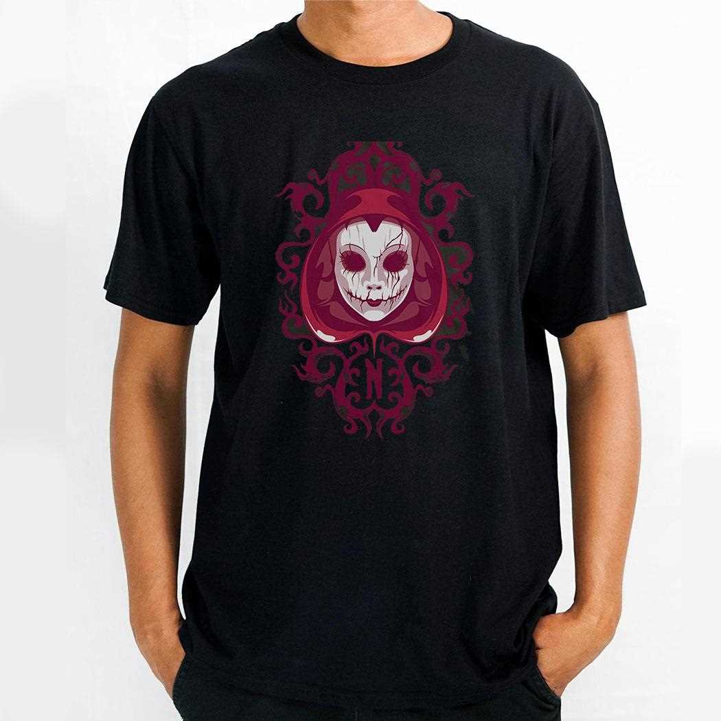 Wednesday Nevermore Academy Mask T-shirt