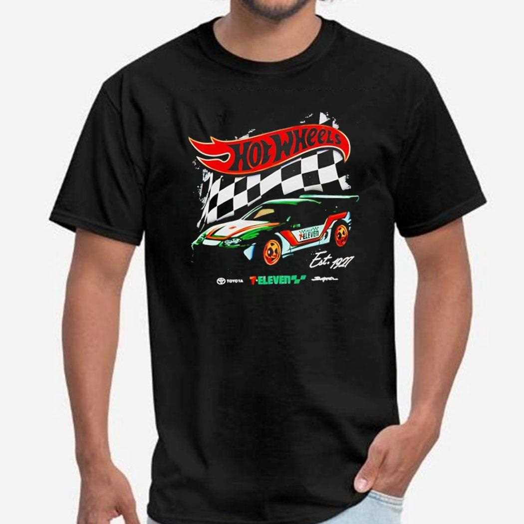 7-eleven X Hot Wheels Checkered Vintage Shirt 7-eleven X Hot Wheels Checkered Vintage Shirt