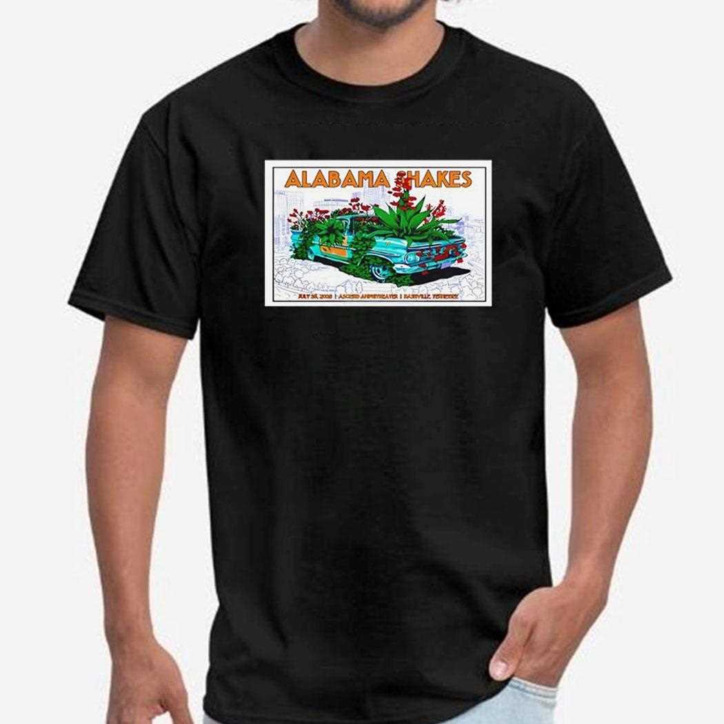 Alabama Shakes July 25 2025 Ascend Amphitheater Nashville Tn Poster Shirt Alabama Shakes July 25 2025 Ascend Amphitheater Nashville Tn Poster Shirt
