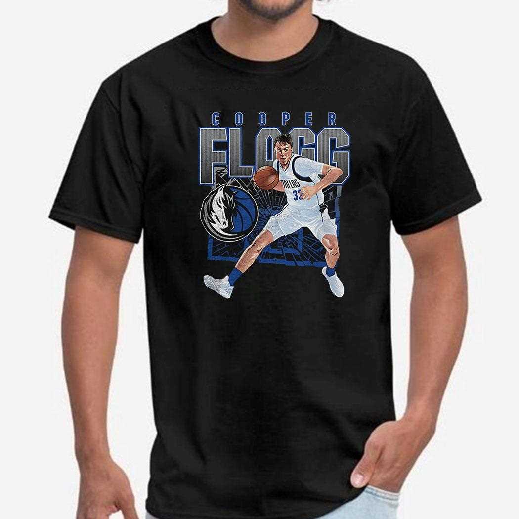Cooper Flagg Dallas Mavericks Shattered Shirt