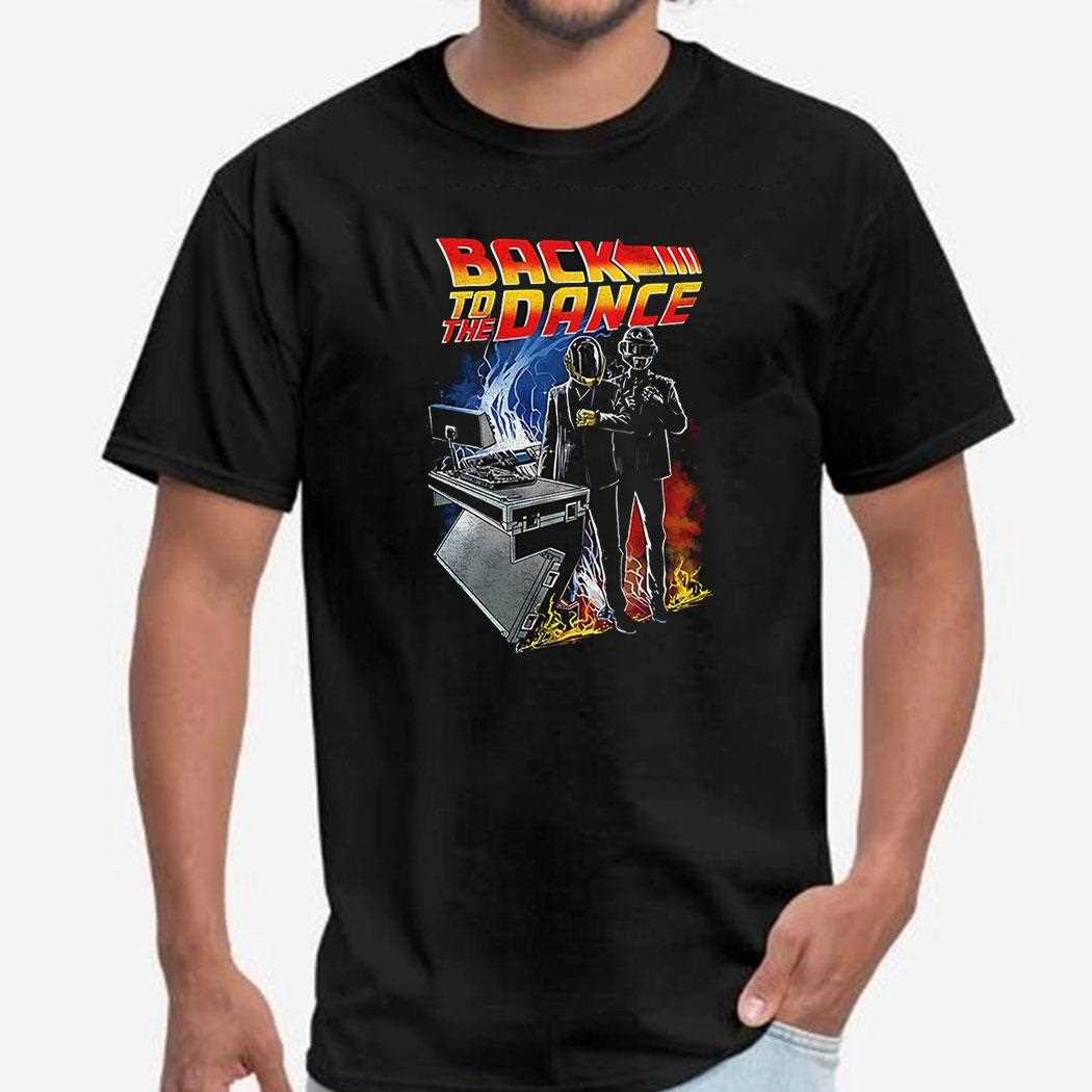 Daft Punk X Back To The Future Back To The Dance Shirt