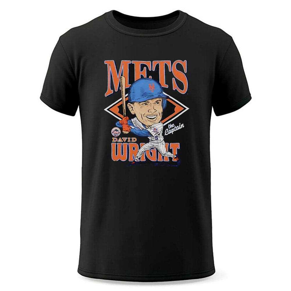 David Wright New York Mets The Captain Caricature Shirt David Wright New York Mets The Captain Caricature Shirt
