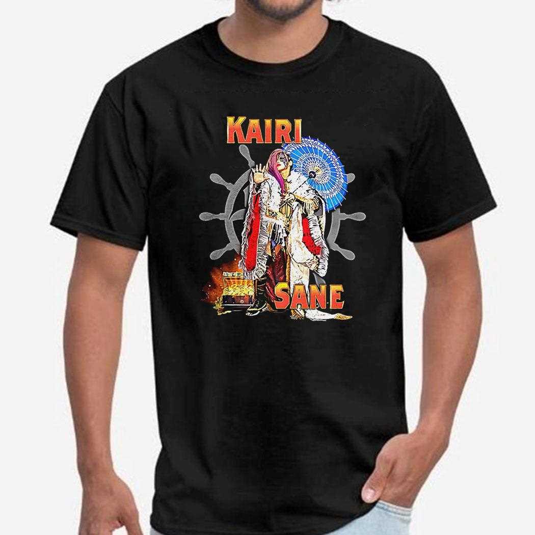Kairi Sane Wheel Wwe Wrestling T-shirt