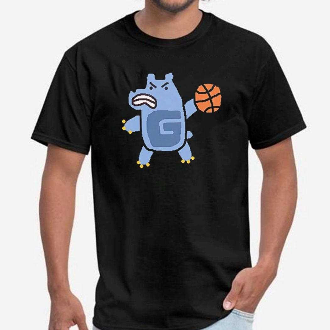 Memphis Grizzlies Grizzly Bear Nba Art Shirt