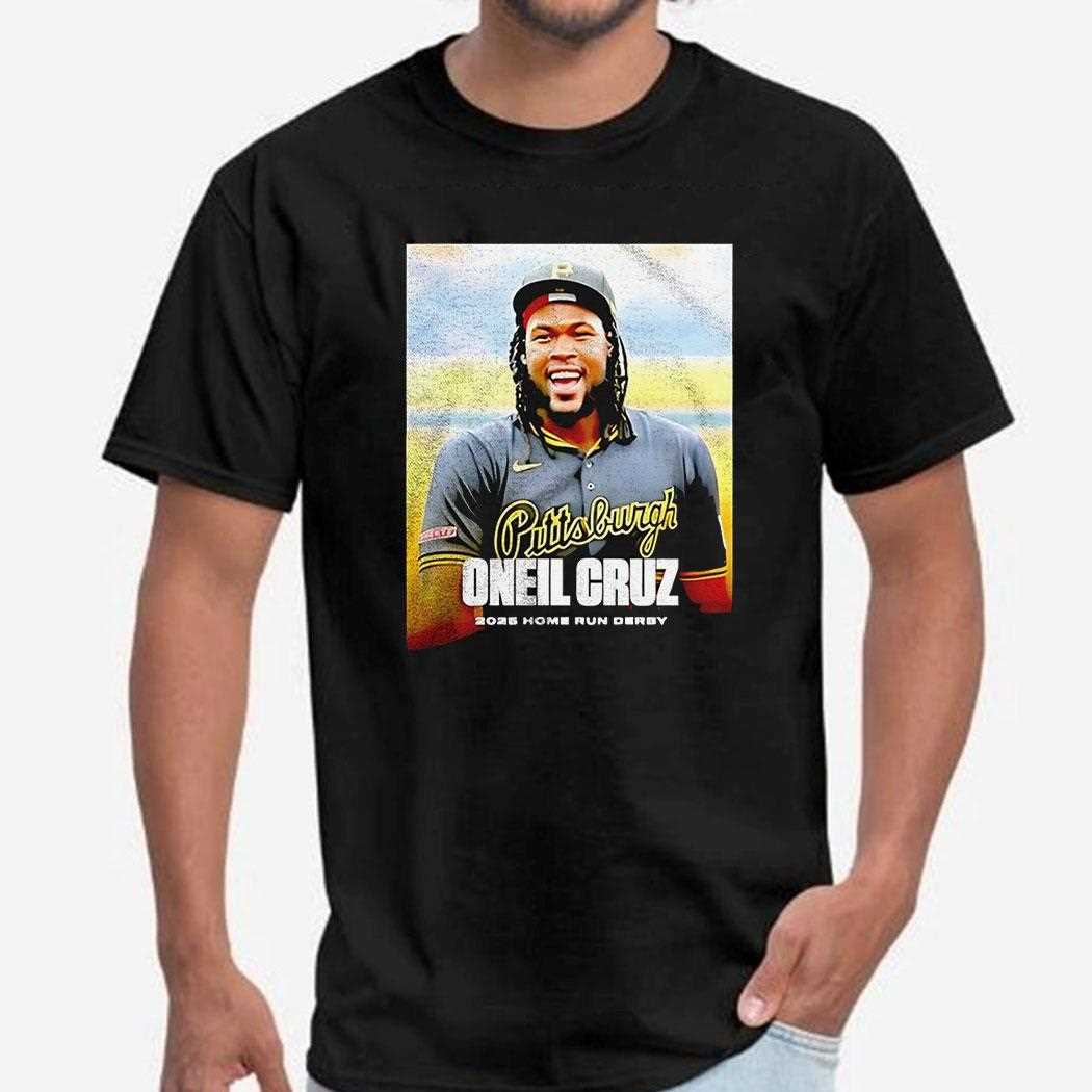 Pittsburgh Pirates Oneil Cruz 2025 Home Run Derby Shirt