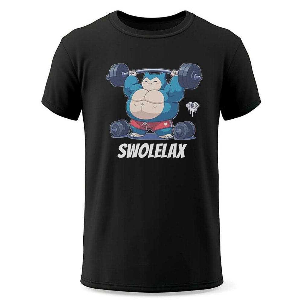 Pokemon Snorlax Swolelax Parody Gym Lover Shirt Pokemon Snorlax Swolelax Parody Gym Lover Shirt