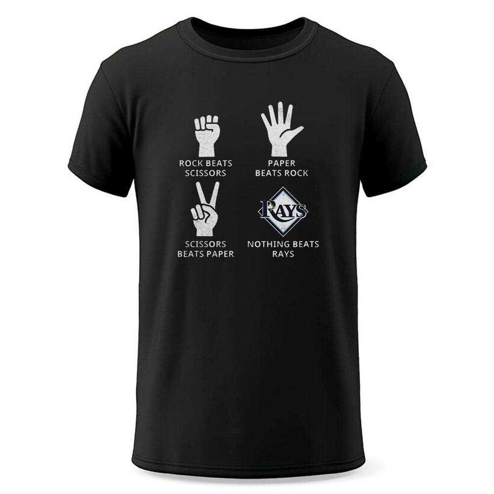 Tampa Bay Rays Rock Beats Scissors Paper Beats Rock Scissors Beats Paper Nothing Beats Rays Shirt Tampa Bay Rays Rock Beats Scissors Paper Beats Rock Scissors Beats Paper Nothing Beats Rays Shirt