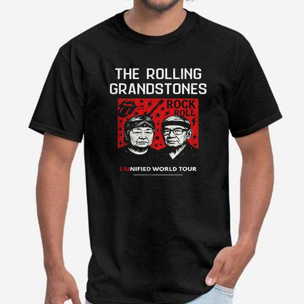 The Rolling Grandstones Liunified World Tour 2025 Shirt