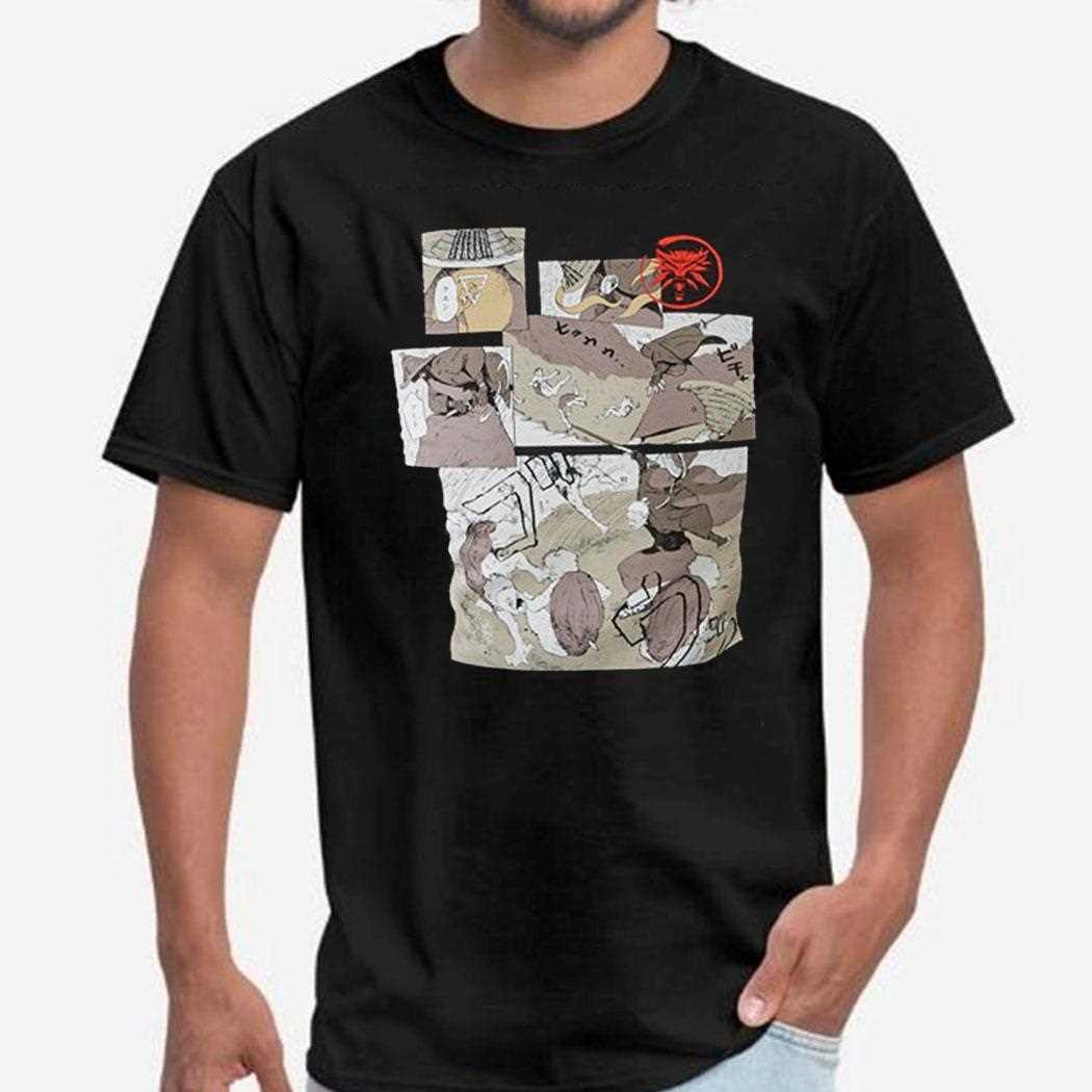 The Witcher Ronin Battle T-shirt The Witcher Ronin Battle T-shirt