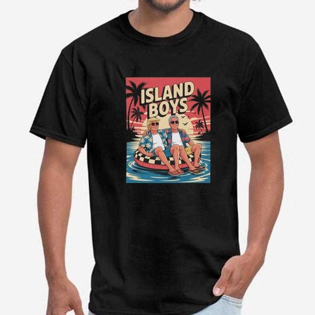 Trump Epstein Island Boys Shirt
