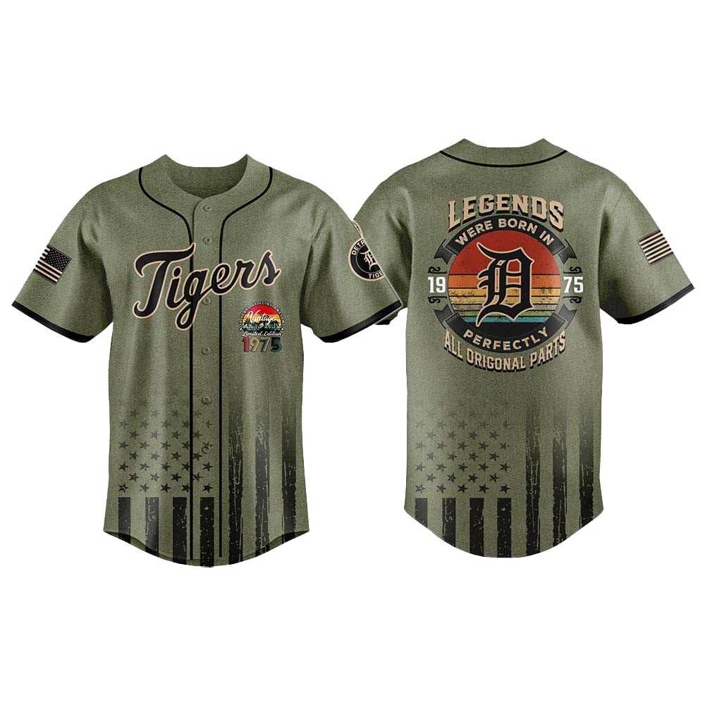 2025 Detroit Tigers 50th Birthday Vintage Camo Jersey 2025 Detroit Tigers 50th Birthday Vintage Camo Jersey