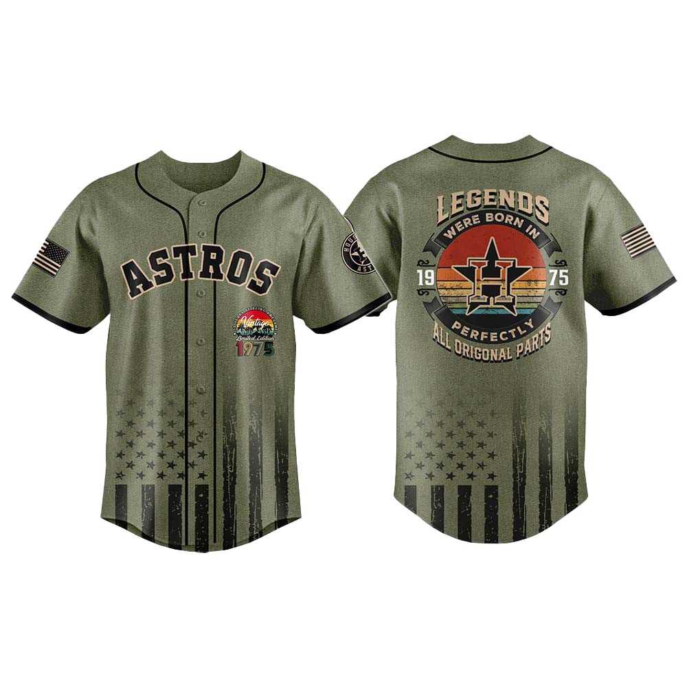 2025 Houston Astros 50th Birthday Vintage Camo Jersey 2025 Houston Astros 50th Birthday Vintage Camo Jersey