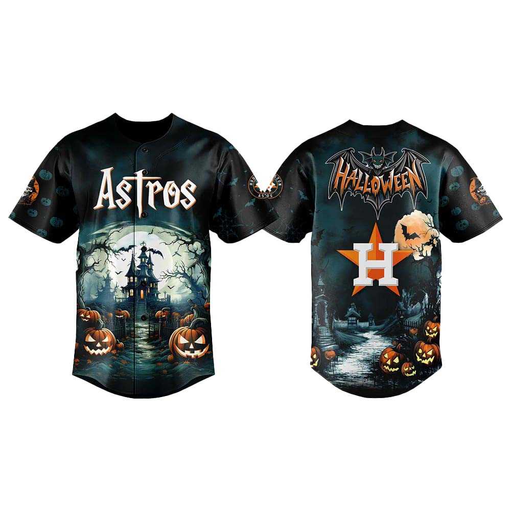 2025 Houston Astros Happy Halloween Jersey 2025 Houston Astros Happy Halloween Jersey