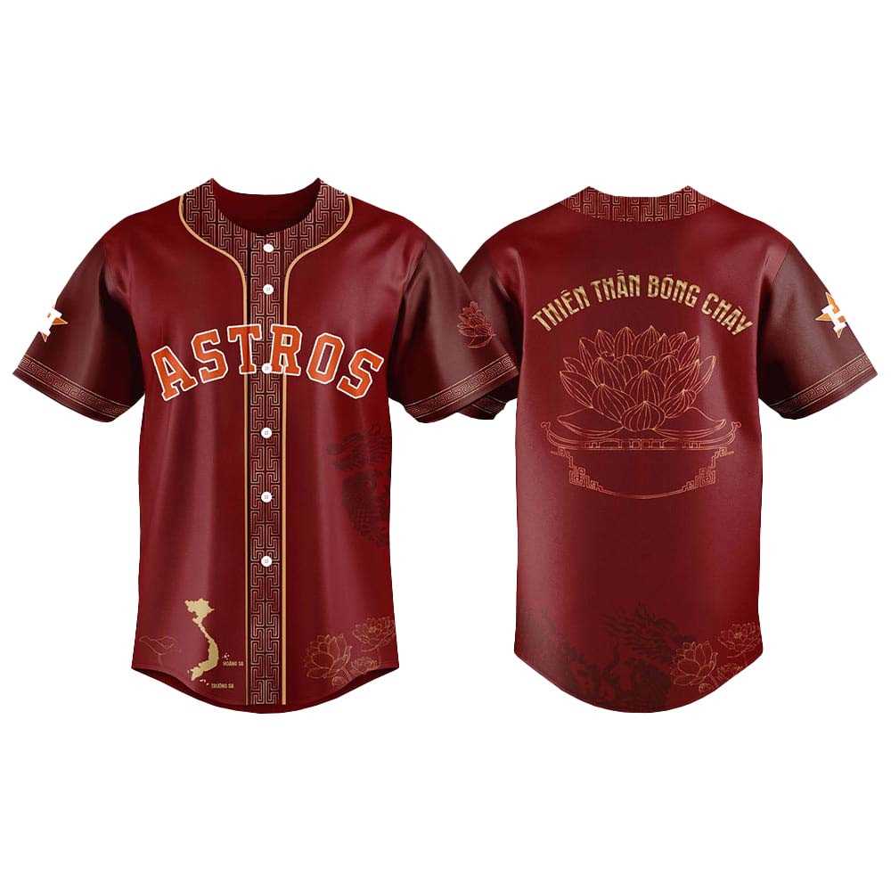 2025 Houston Astros Vietnamese Heritage Night Jersey 2025 Houston Astros Vietnamese Heritage Night Jersey