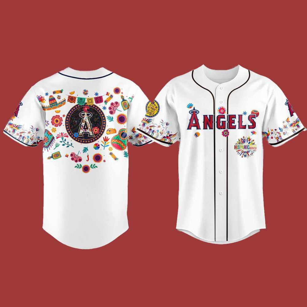 2025 La Angels Jersey For Hispanic Heritage Month 2025 La Angels Jersey For Hispanic Heritage Month