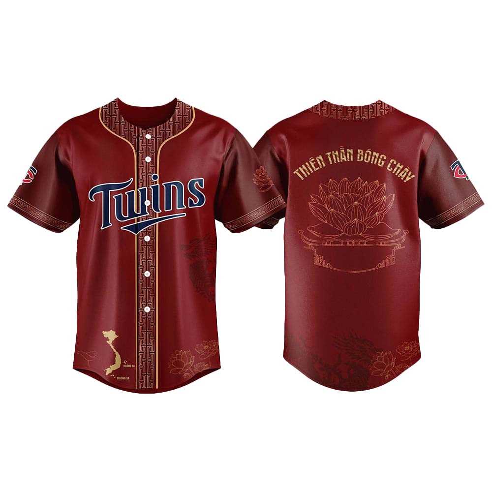 2025 Minnesota Twins Vietnamese Heritage Night Jersey 2025 Minnesota Twins Vietnamese Heritage Night Jersey