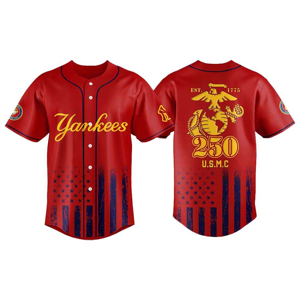 2025 New York Yankees Usmc 250th Birthday Jersey 2025 New York Yankees Usmc 250th Birthday Jersey