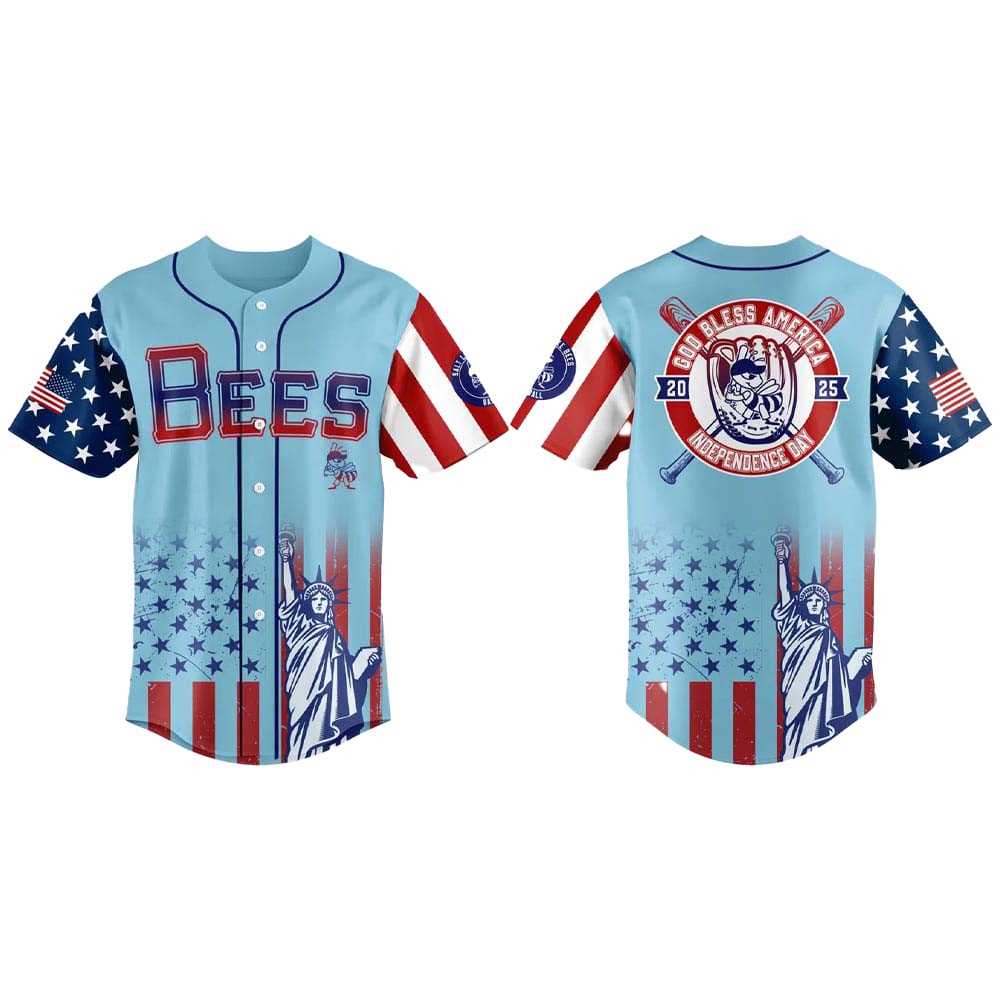 2025 Salt Lake Bees Independence Day Jersey 2025 Salt Lake Bees Independence Day Jersey