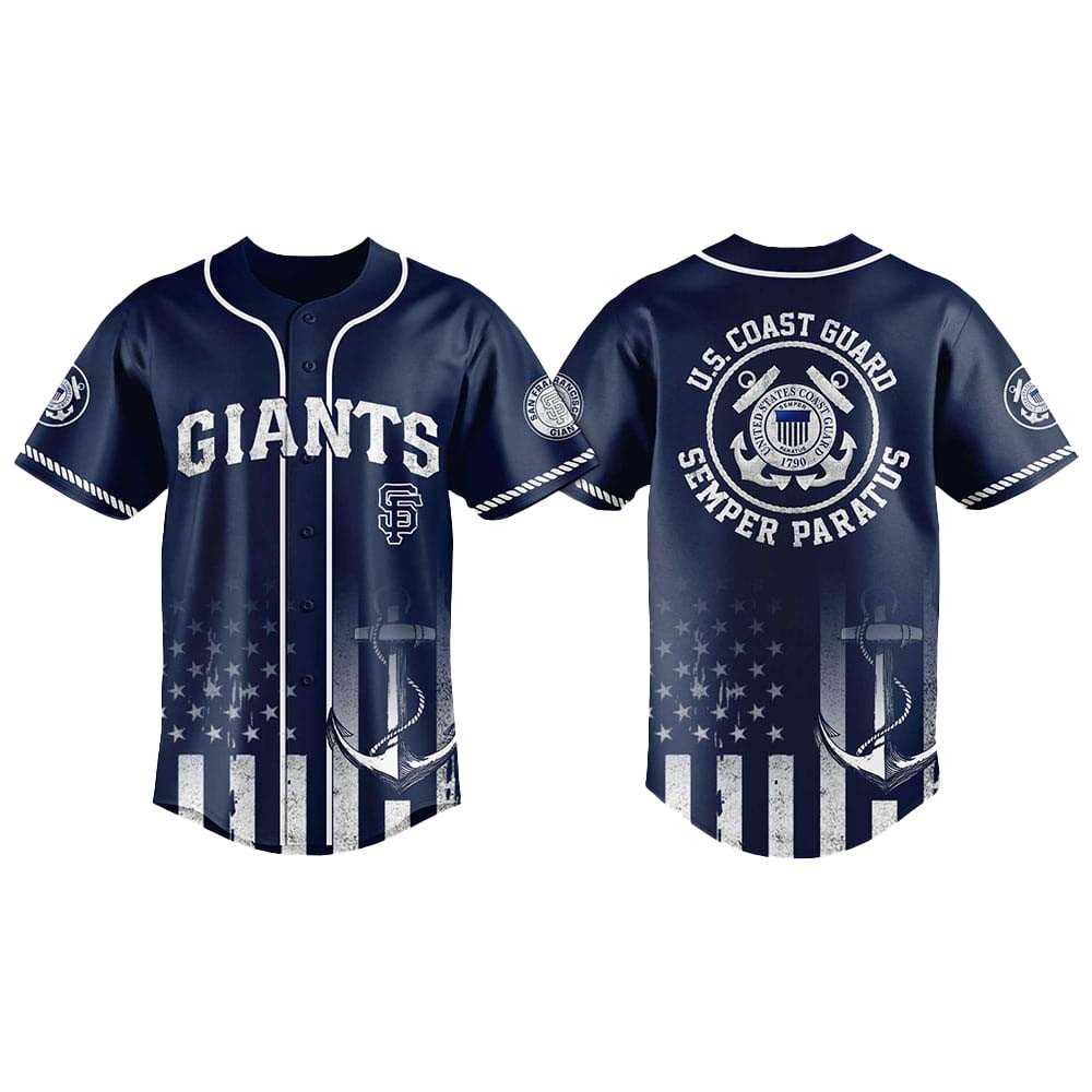 2025 San Francisco Giants Us Coast Guard Jersey