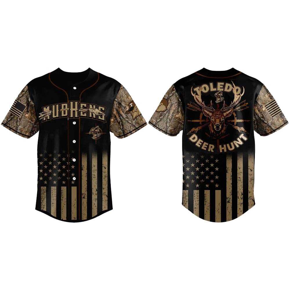 2025 Toledo Mud Hens Hunting Baseball Jersey 2025 Toledo Mud Hens Hunting Baseball Jersey