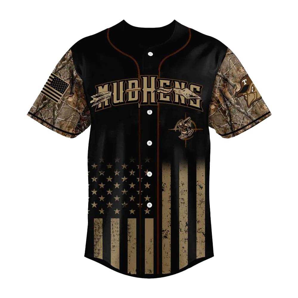 2025 Toledo Mud Hens Hunting Baseball Jersey