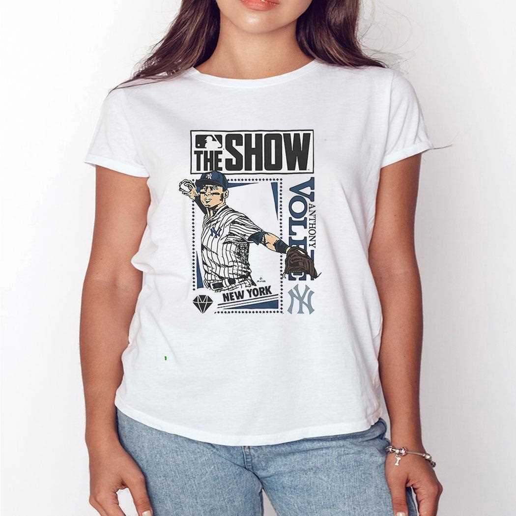 Anthony Volpe New York Yankees Mlb The Show Shirt Anthony Volpe New York Yankees Mlb The Show Shirt