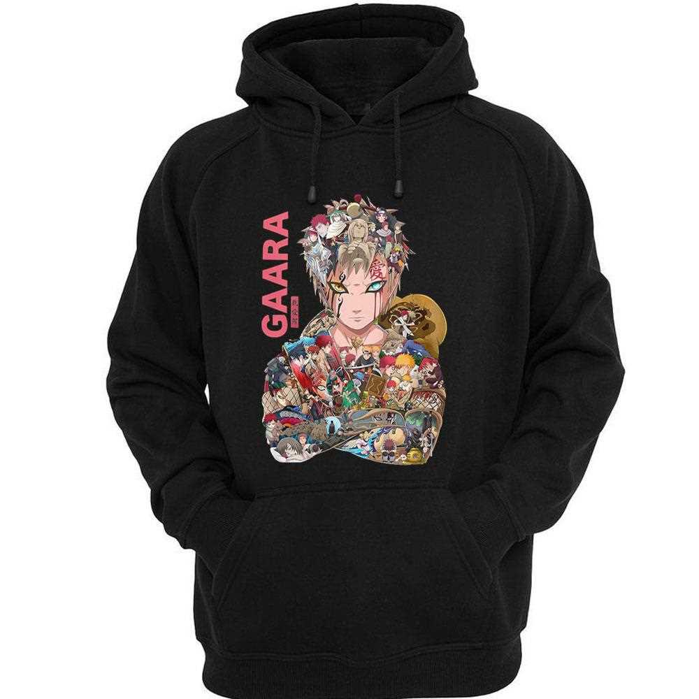 Gaara Naruto Shippuden Shirt Hoodie Gaara Naruto Shippuden Shirt Hoodie