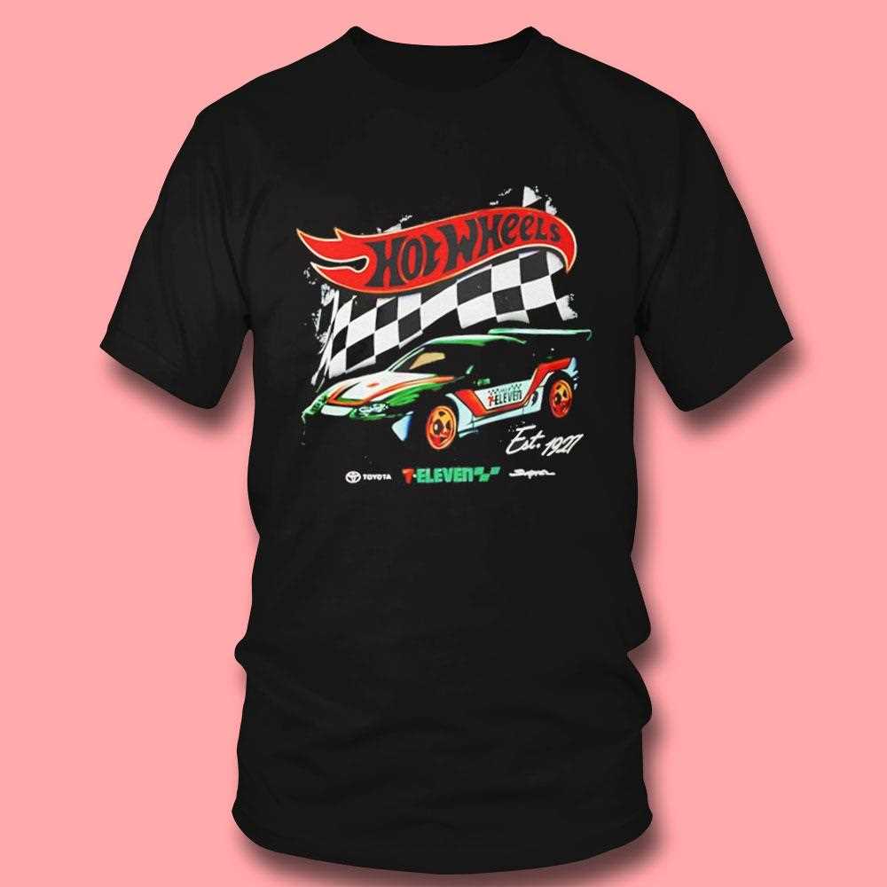 7-eleven X Hot Wheels Checkered Vintage Shirt