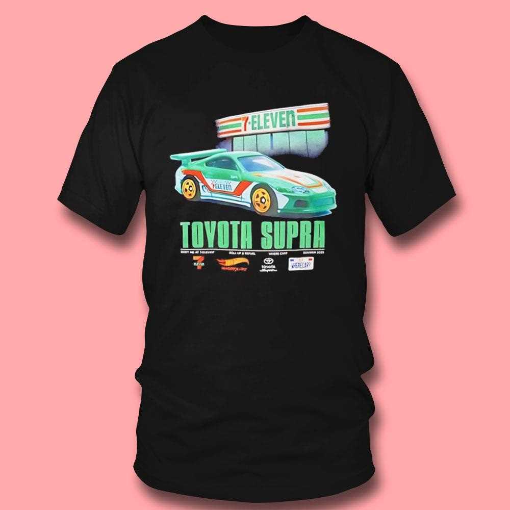 7-eleven X Hot Wheels Toyota Supra Shirt