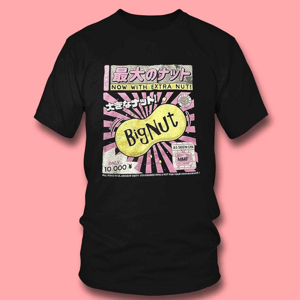 Funny ‘bignut’ Japanese Snack Parody Shirt