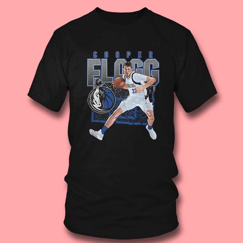 Cooper Flagg Dallas Mavericks Shattered Shirt
