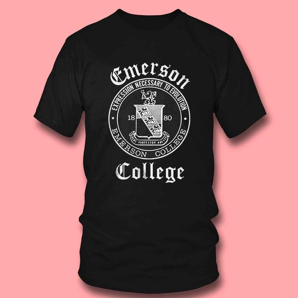 Emerson College Expression Necessary To Evolution Slogan T-shirt