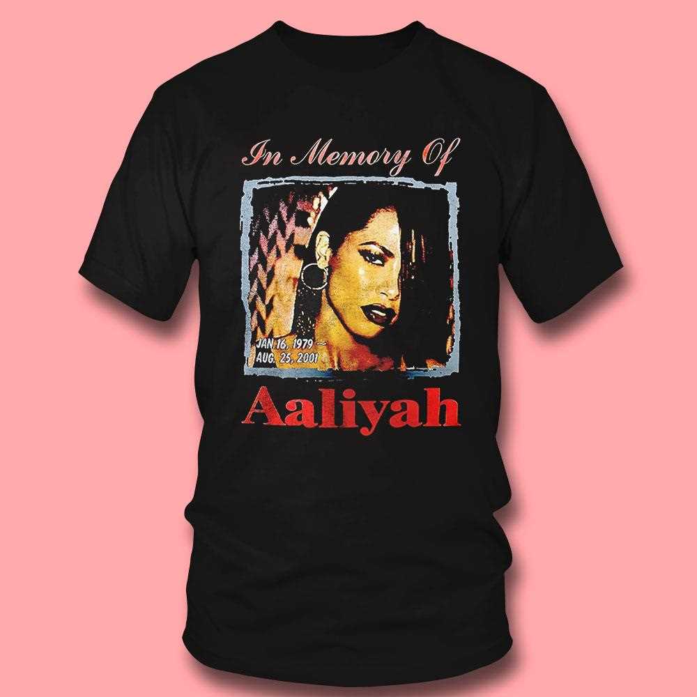 Hailey Baldwin In Memory Of Aaliyah Tribute T-shirt