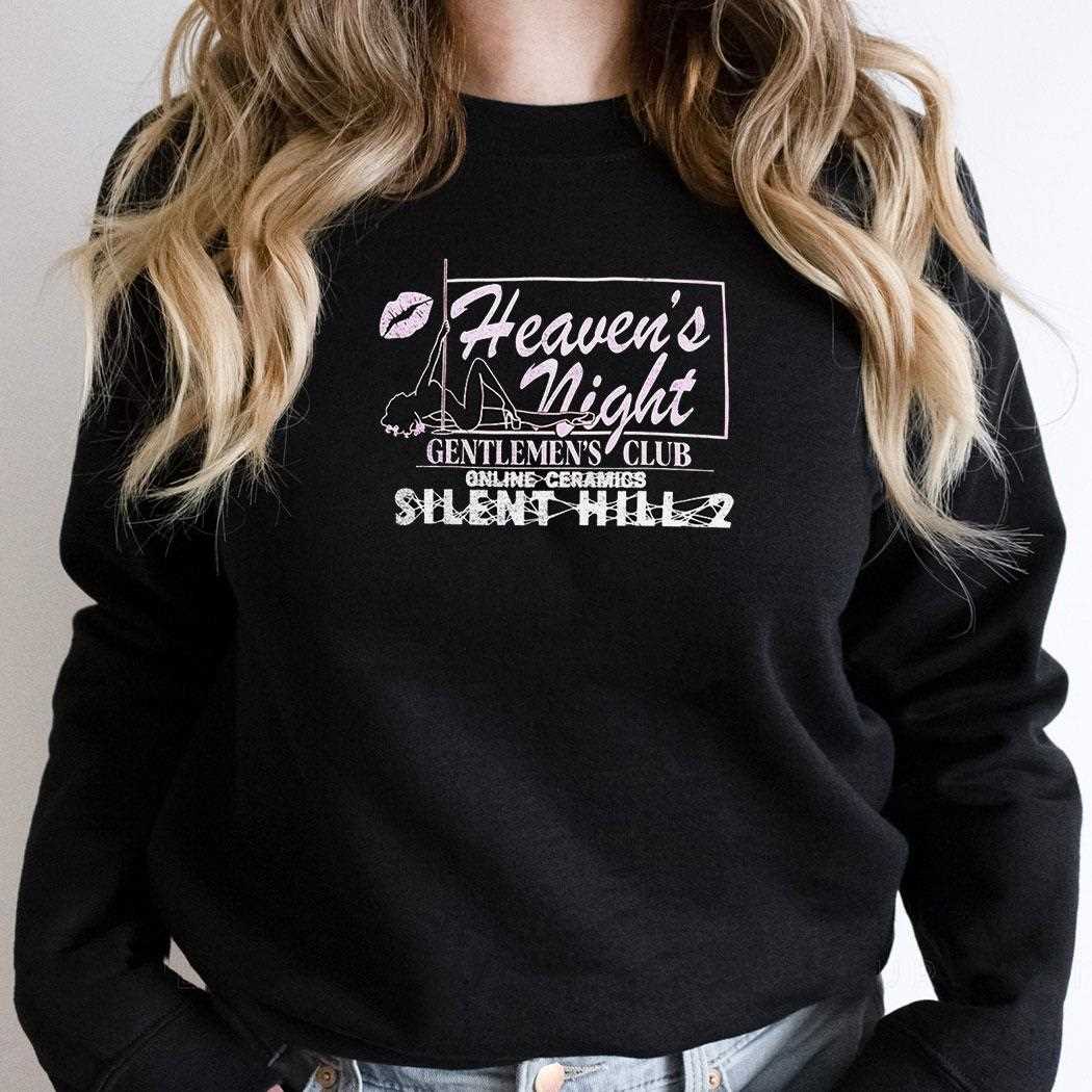 Heavens Night Gentlements Club Silent Hill 2 Shirt Heavens Night Gentlements Club Silent Hill 2 Shirt