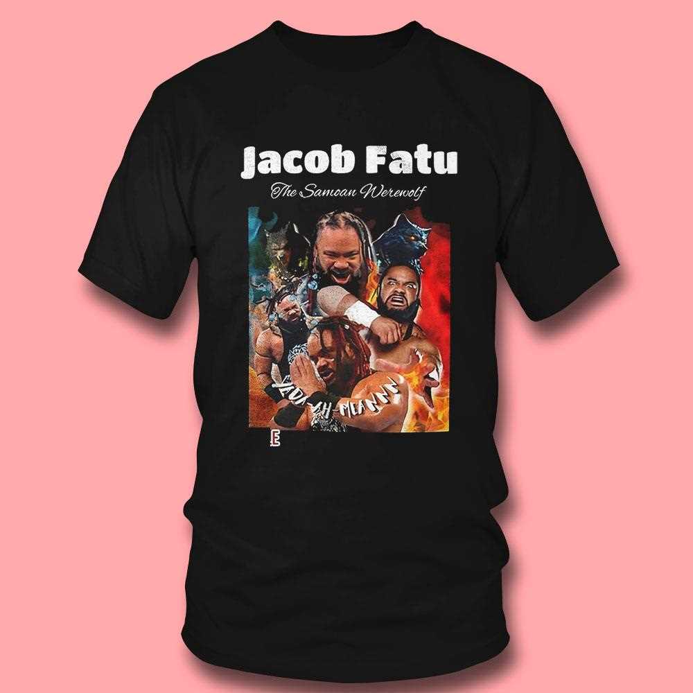 Jacob Fatu ‘the Samoan Werewolf’ Wrestling Shirt Jacob Fatu ‘the Samoan Werewolf’ Wrestling Shirt