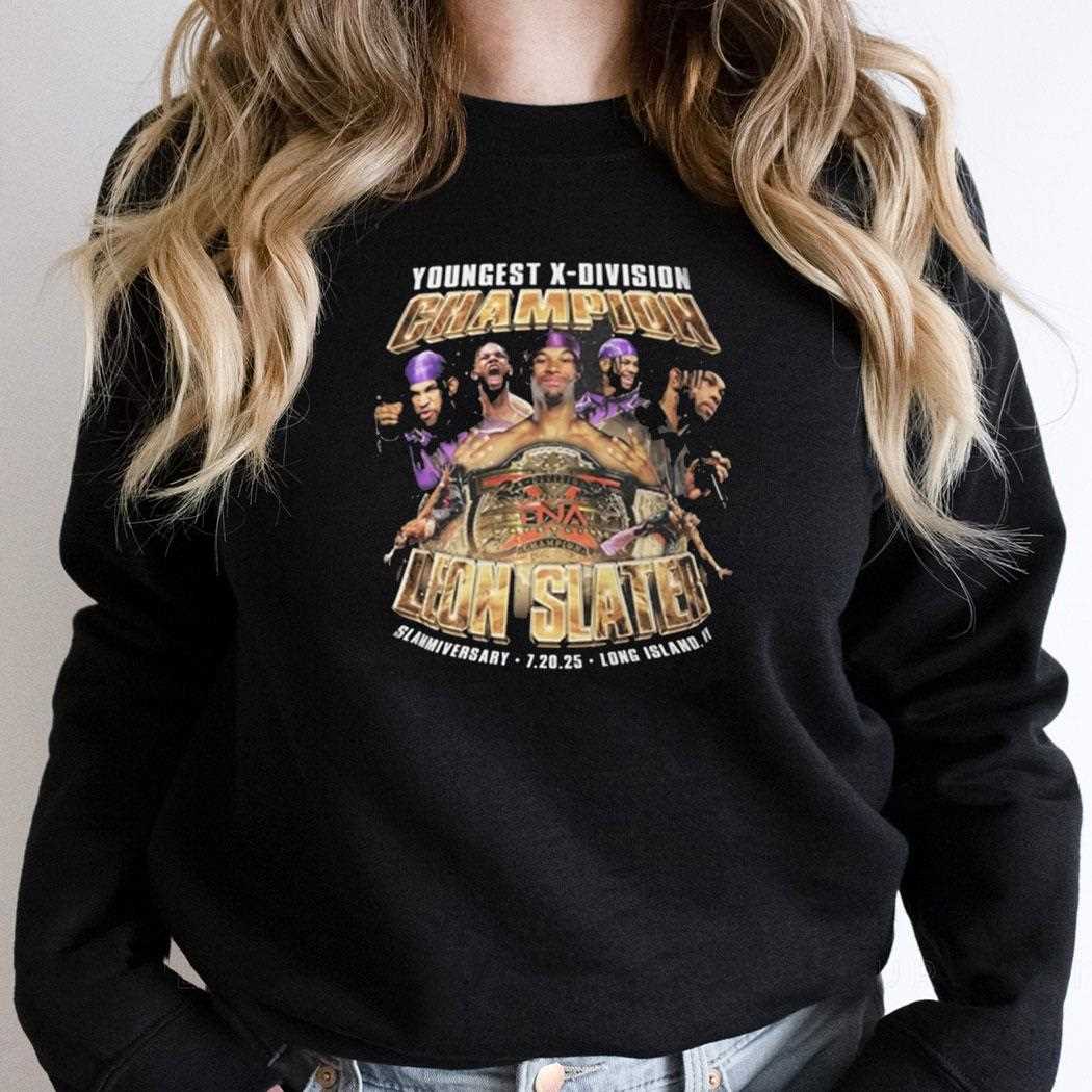 Leon Slater X Division Champion Shirt Leon Slater X Division Champion Shirt