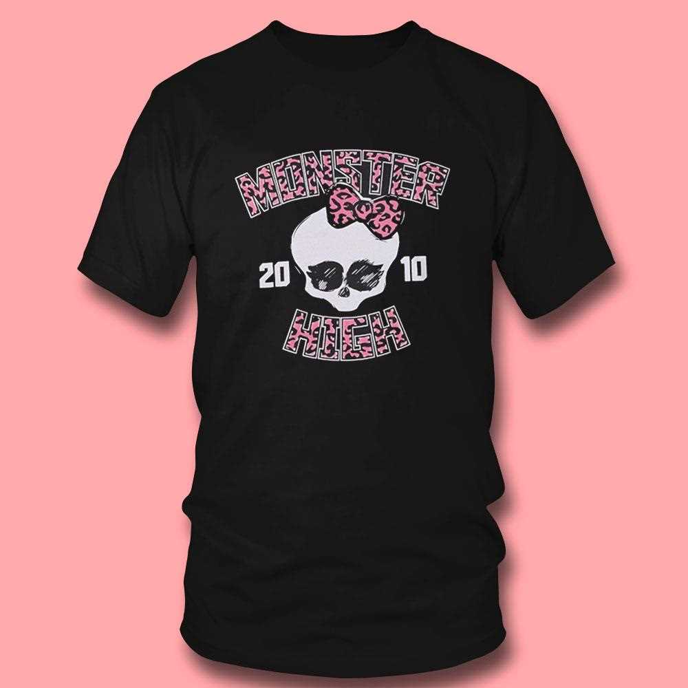 Monster High Leopard Logo Shirt Monster High Leopard Logo Shirt