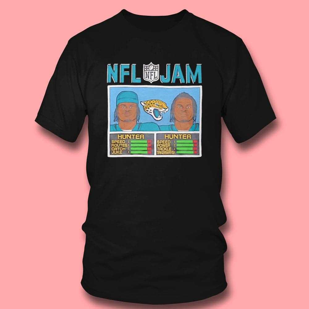 Nfl Jam Jacksonville Jaguars Travis Hunter Shirt Nfl Jam Jacksonville Jaguars Travis Hunter Shirt