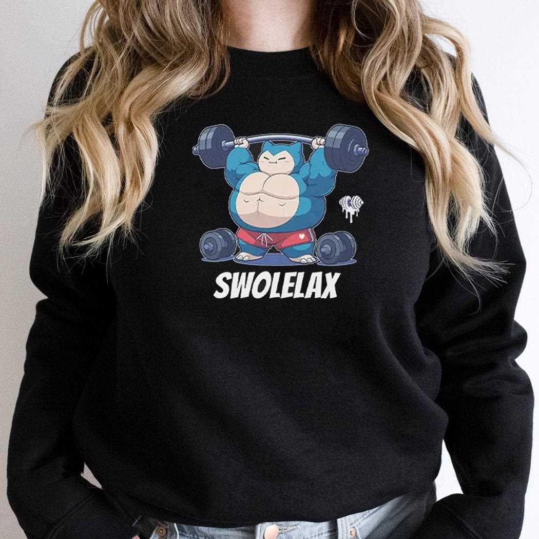Pokemon Snorlax Swolelax Parody Gym Lover Shirt Pokemon Snorlax Swolelax Parody Gym Lover Shirt